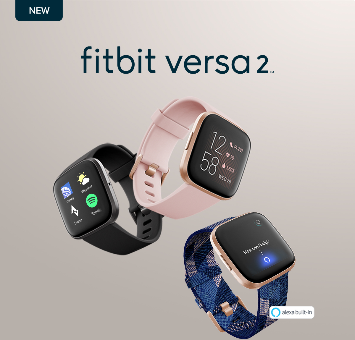 NEW fitbit versa 2™ - alexa built-in