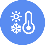 Quickly cool or heat your space