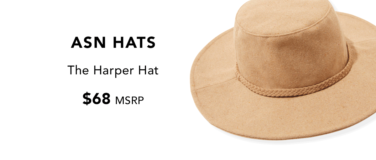 ASN HATS The Harper Hat $68 MSRP