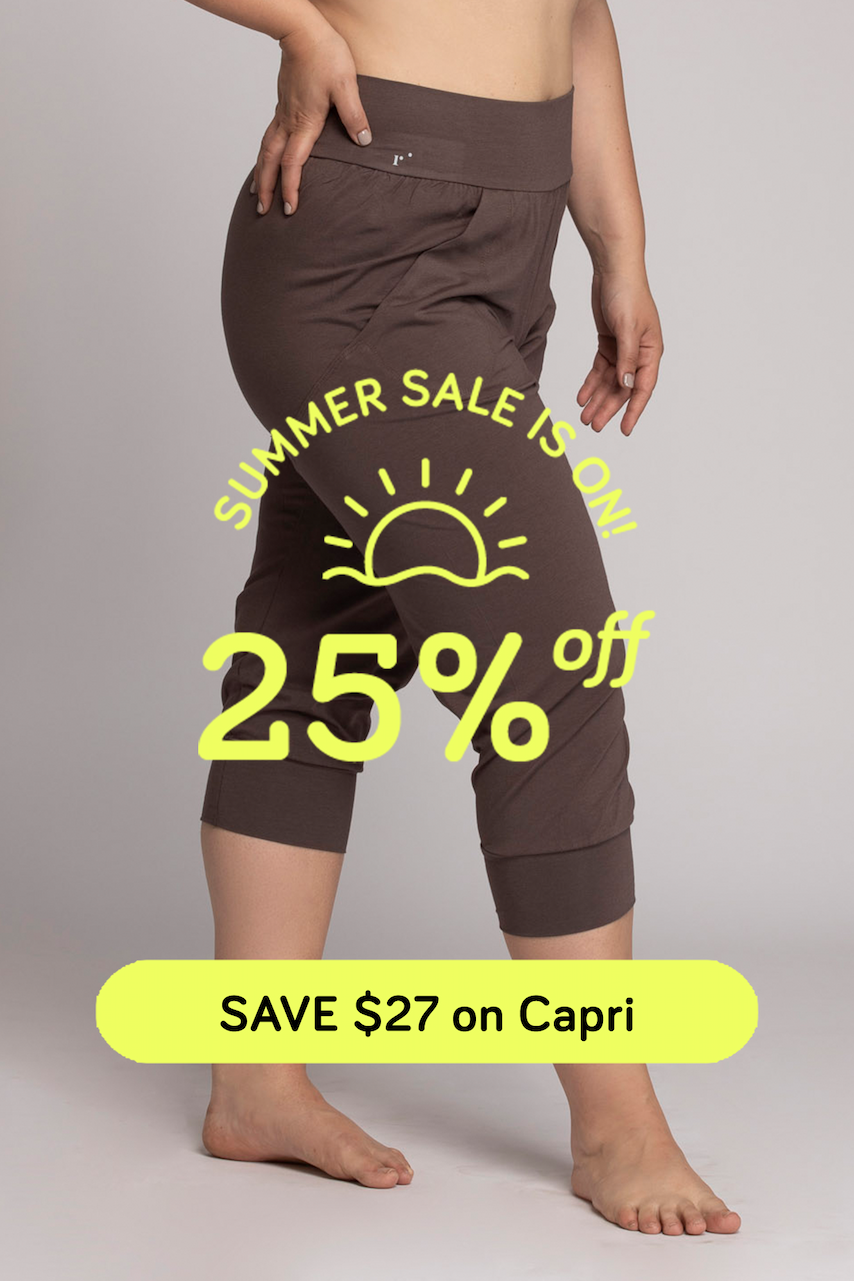 Capri MODAL - save 25% on best selling yoga pants by Ripple.