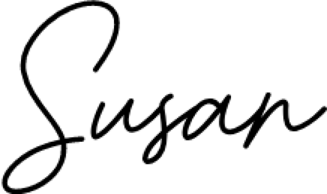 Susan's signature