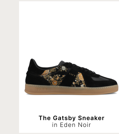 The Gatsby Sneaker in Eden Noir