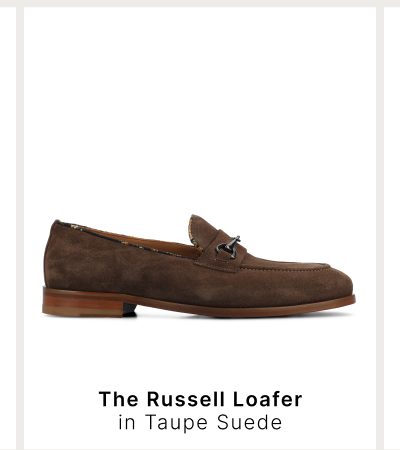 The Russell in Taupe Suede