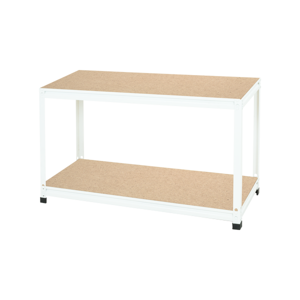 Pinnacle Urban Shelving Unit 2 Tier White 458 x 810 x 310mm