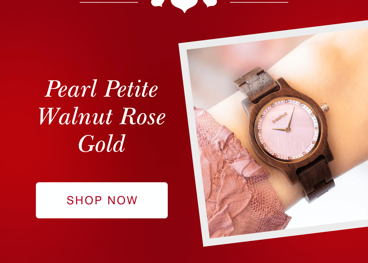 Pearl Petite Walnut Rose Gold - Shop Now!