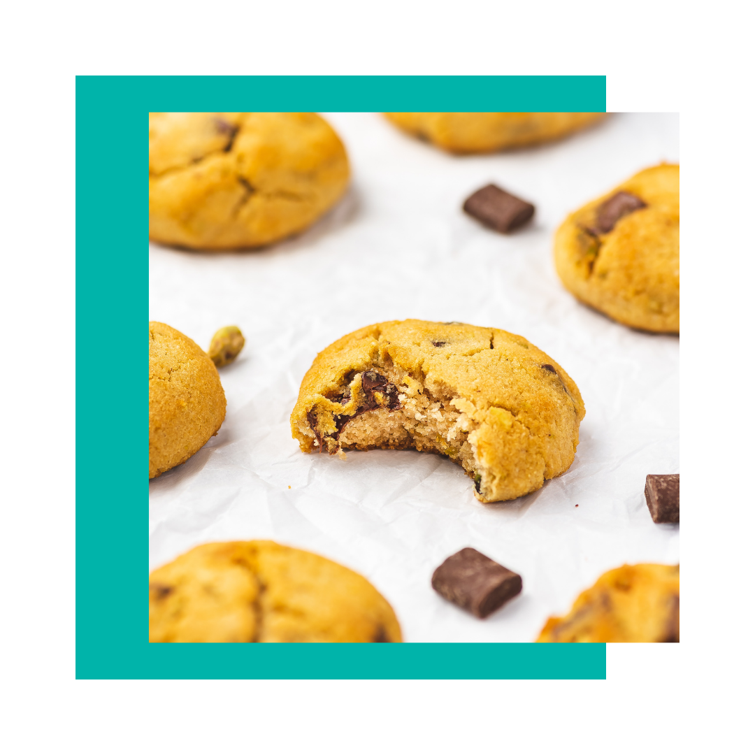 Salted Pistachios & Chocolate Chunk Cookies