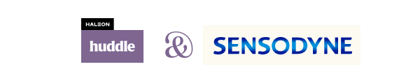 Haleon Huddle Logo and Sensodyne Logo