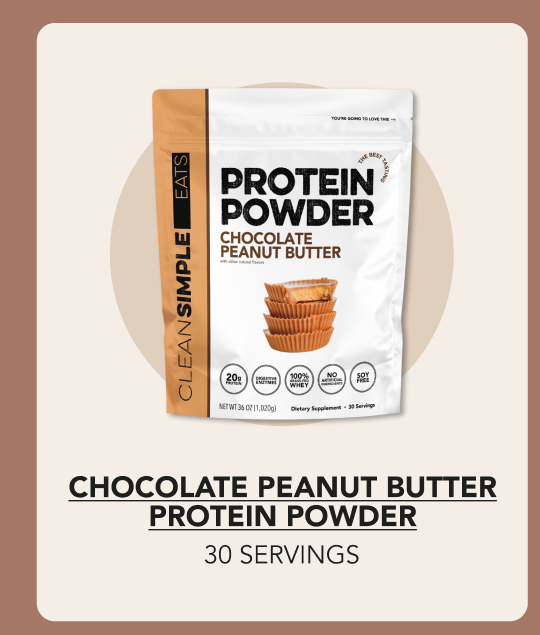 Chocolate Peanut Butter Protein Powder: 30 Servings