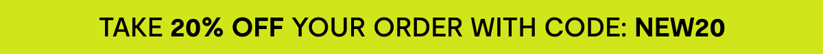 Take 20% off sitewide with code NEW20