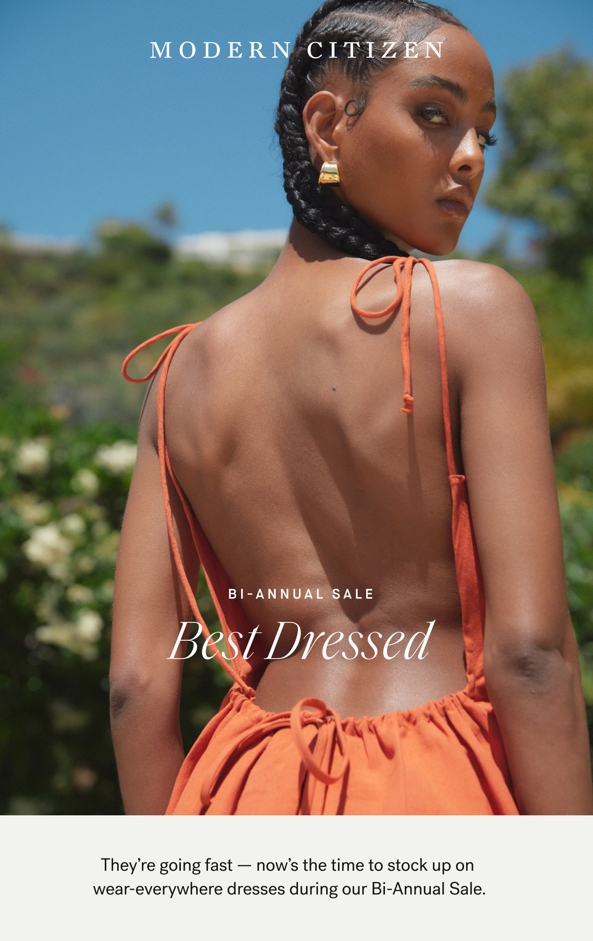 Best Dressed — They're going fast — now's the time to stock up on wear-everywhere dresses during our Bi-Annual Sale.
