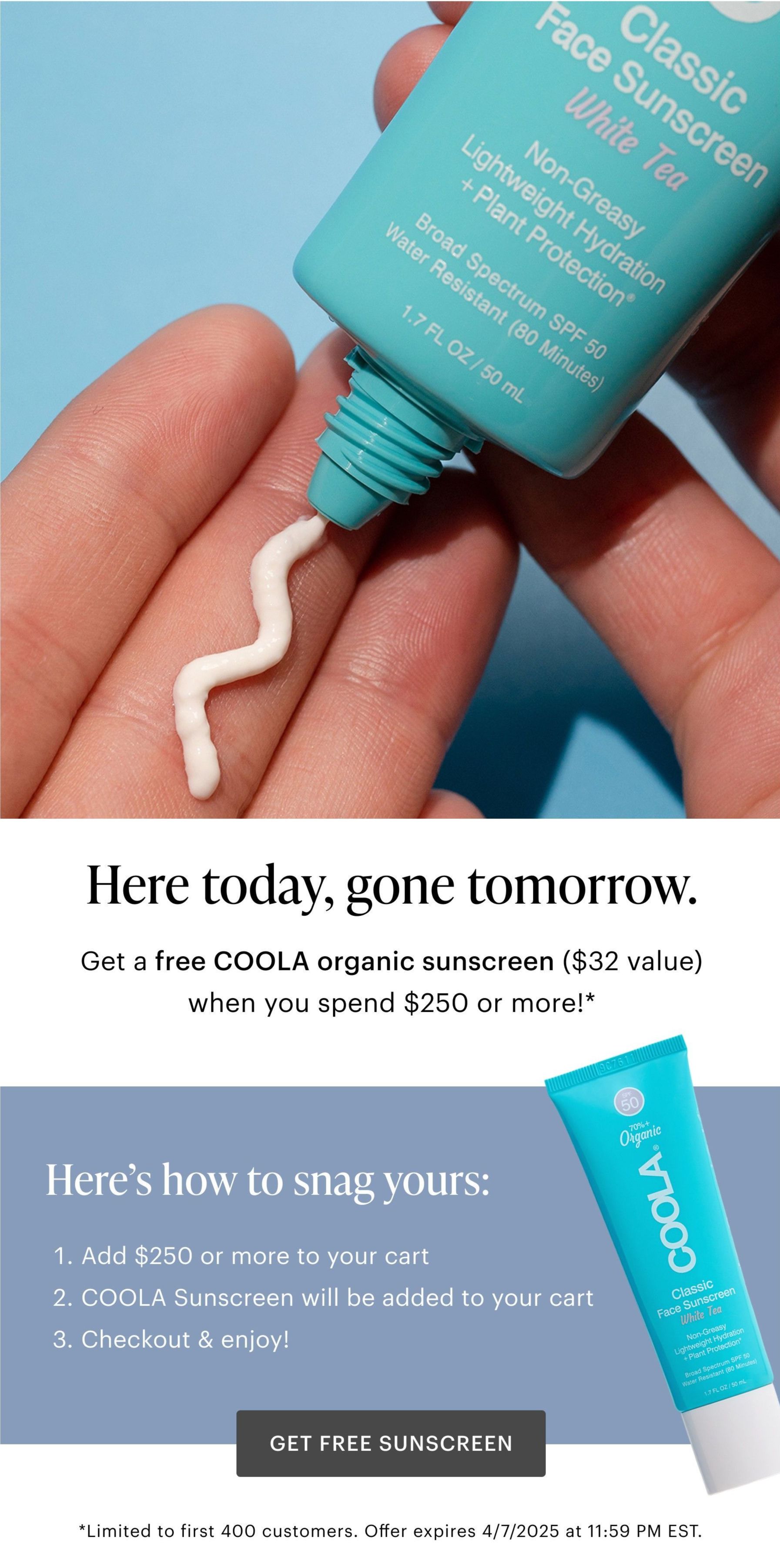 Coola Sunscreen Gift