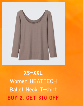 BODY4 PDP2 - WOMEN HEATTECH BALLET NECK T-SHIRT