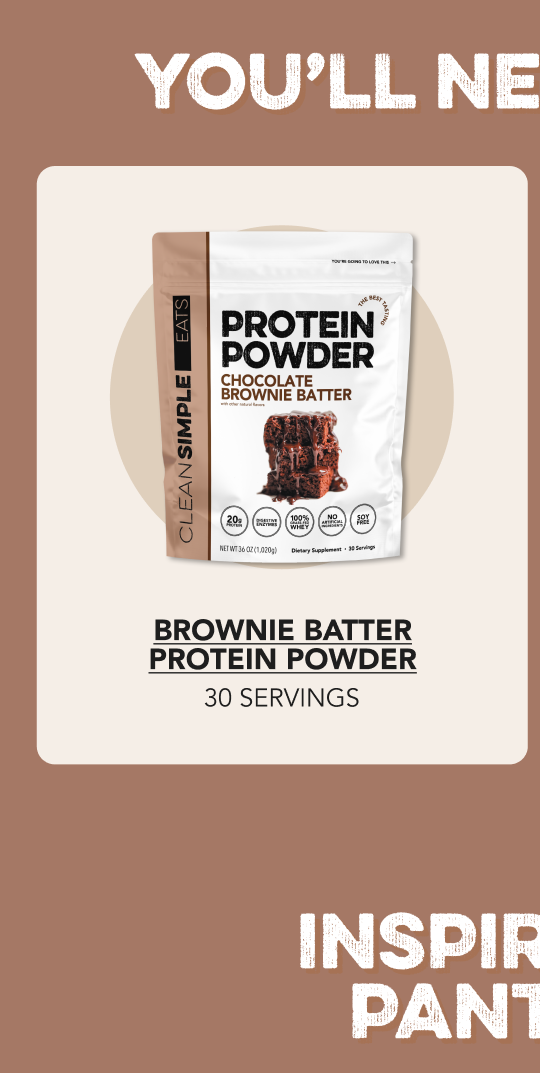 Brownie Batter Protein Powder: 30 Servings